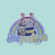 Sticker Bee Positive Matte Vinyl