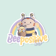Sticker Bee Positive Matte Vinyl