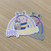 Sticker Bee Positive Matte Vinyl
